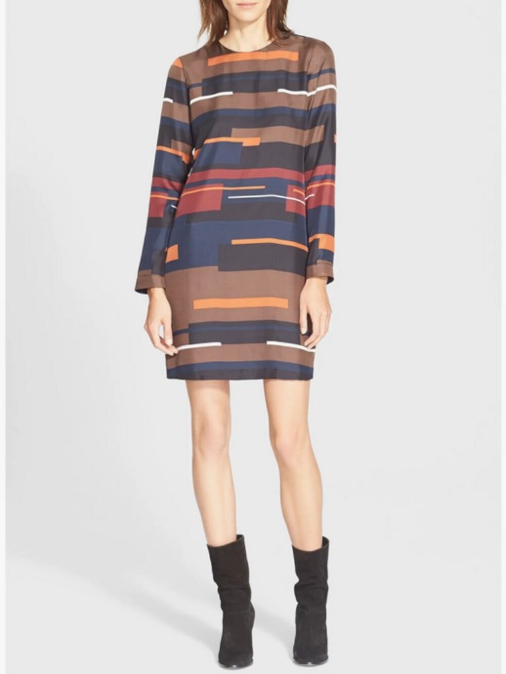 Theory 'Cepeda' Silk Shift Dress - Size 6